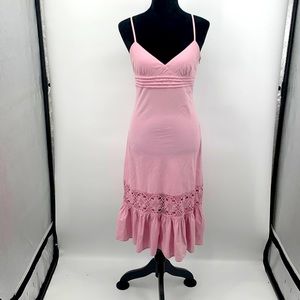 Zara Dress Pink Sundress Size Medium